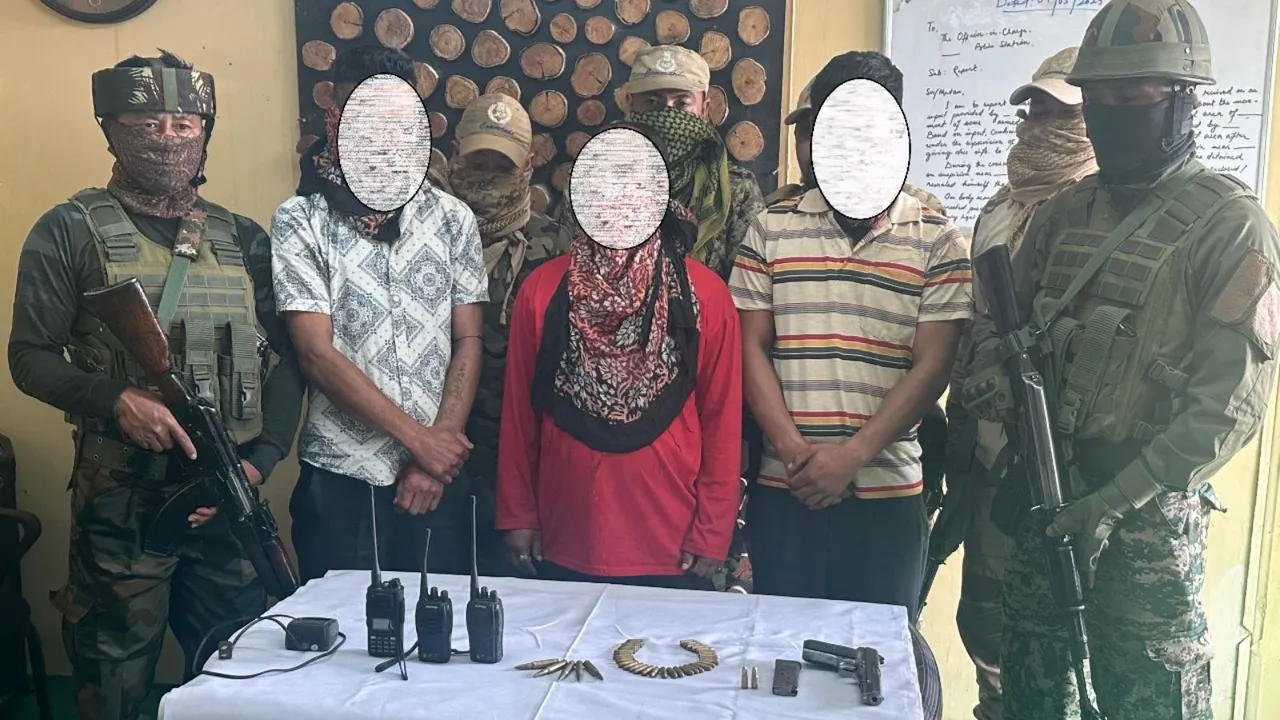 Manipur police Militants Arrest