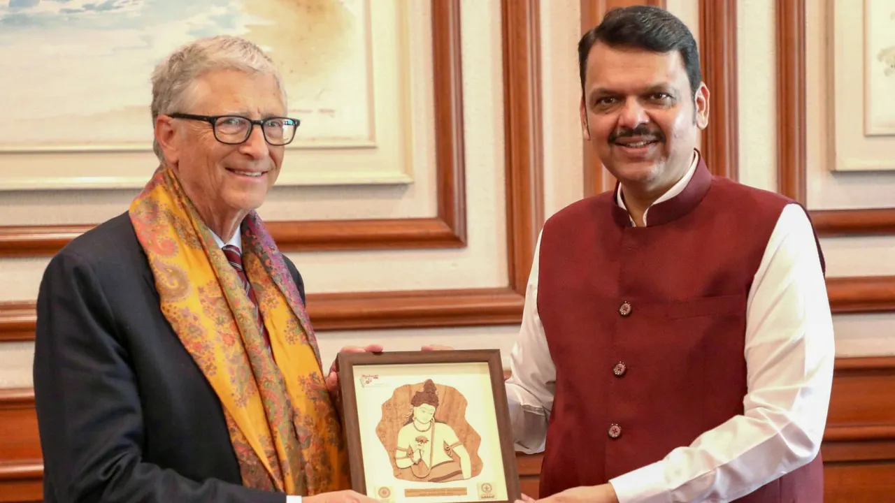 Devendra Fadnavis Bill Gates