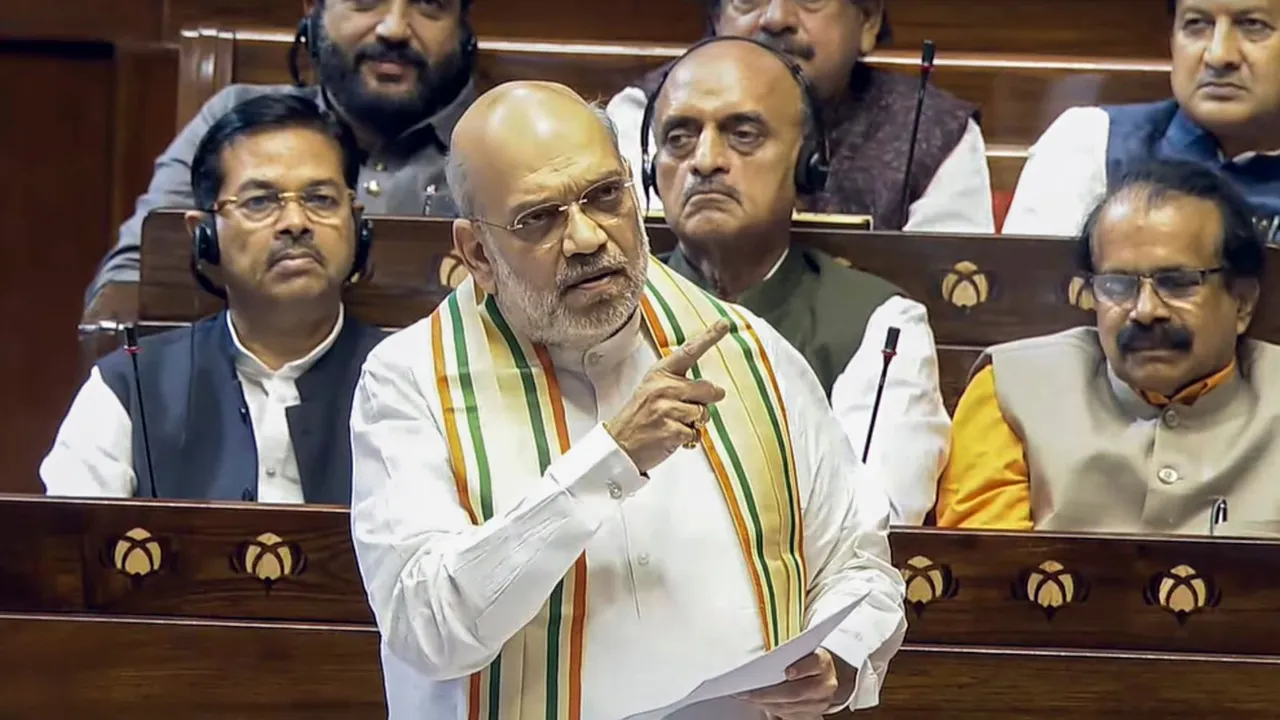 Amit Shah in Rajya Sabha