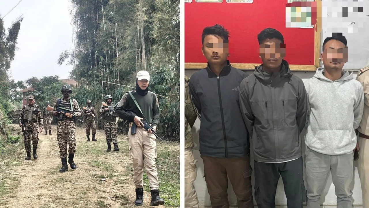 Manipur police Militants Arrest
