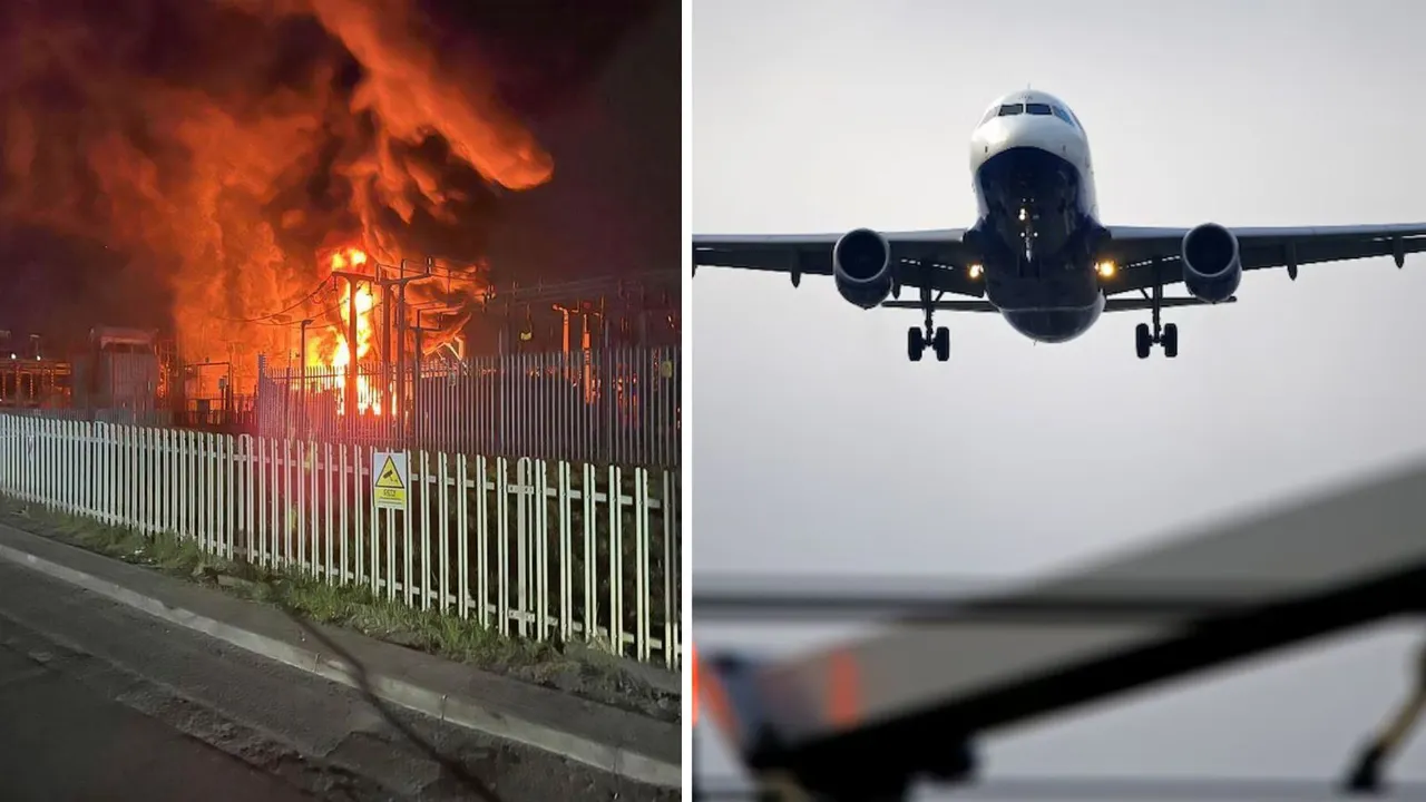 London Fire Heathrow Airport