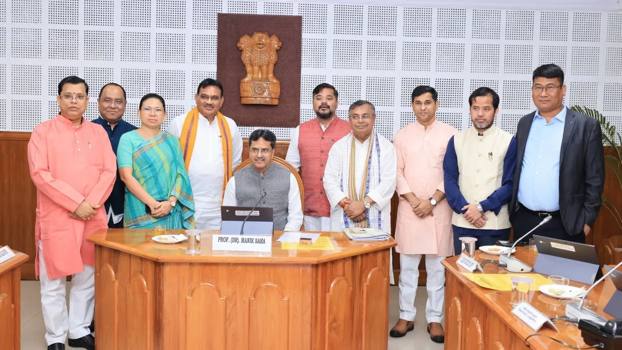 Tripura Cabinet Ministers Manik Saha Tripura Budget