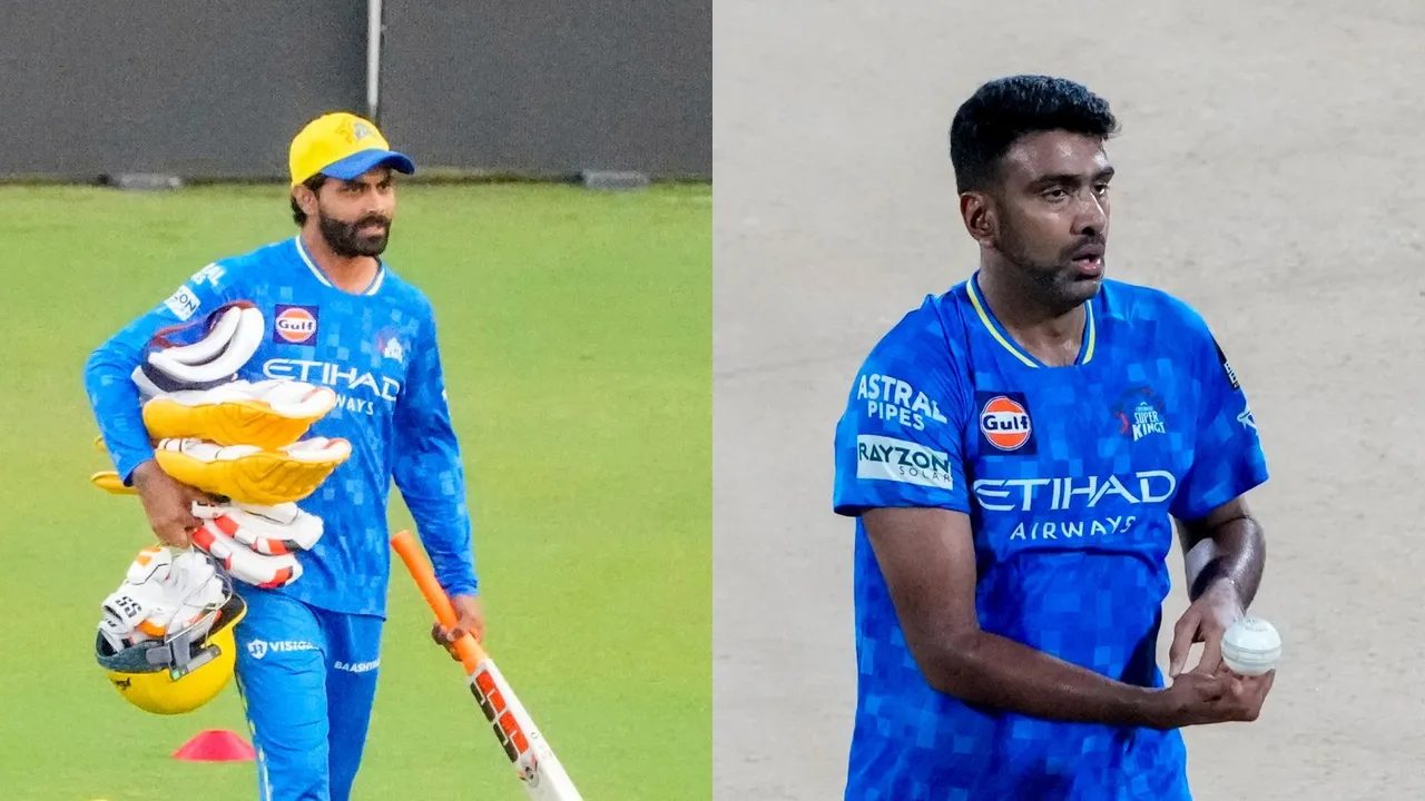 Chennai Super Kings CSK Ravindra Jadeja Ravichandran Ashwin