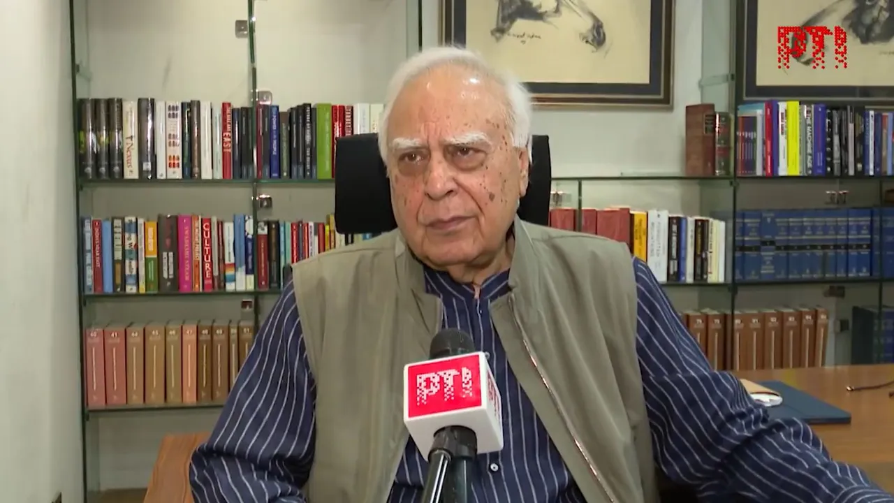 Former union minister Kapil Sibal