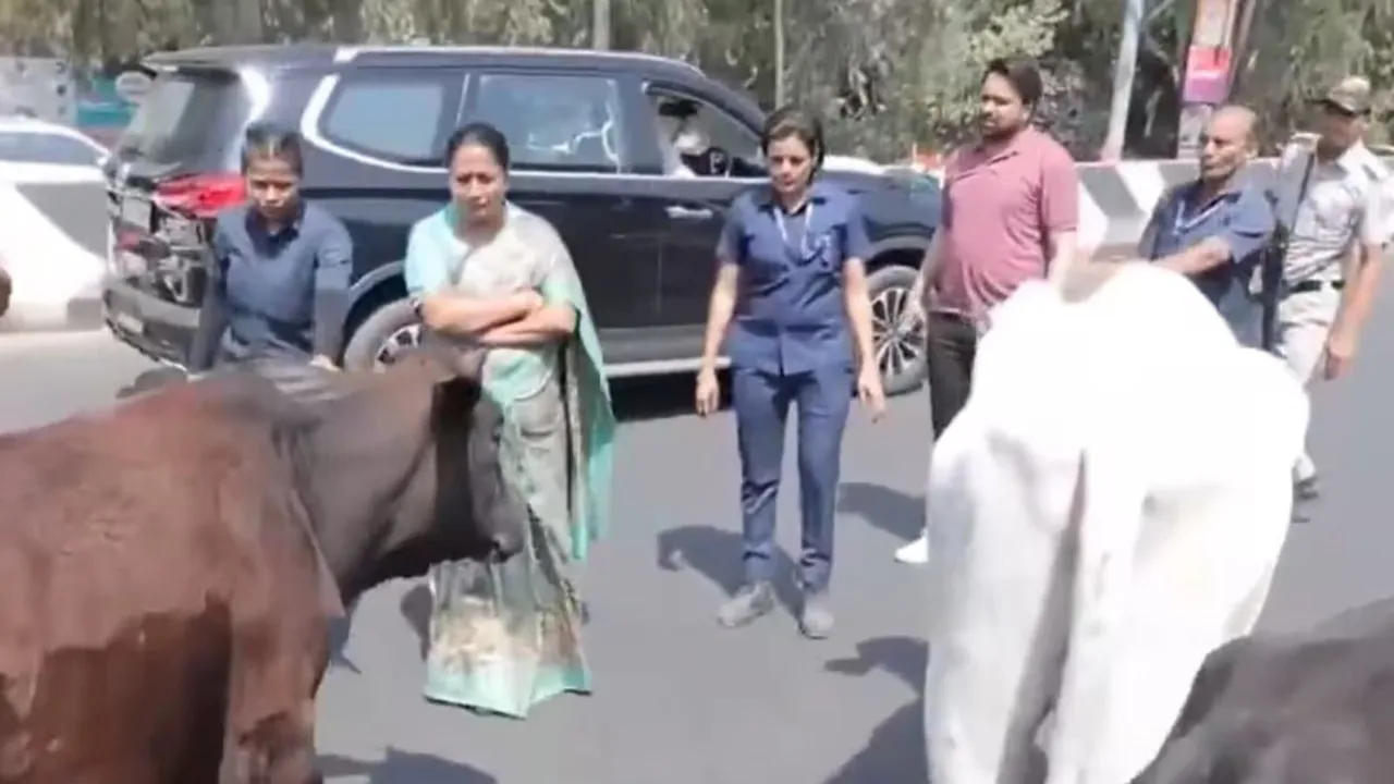 Rekha Gupta convoy