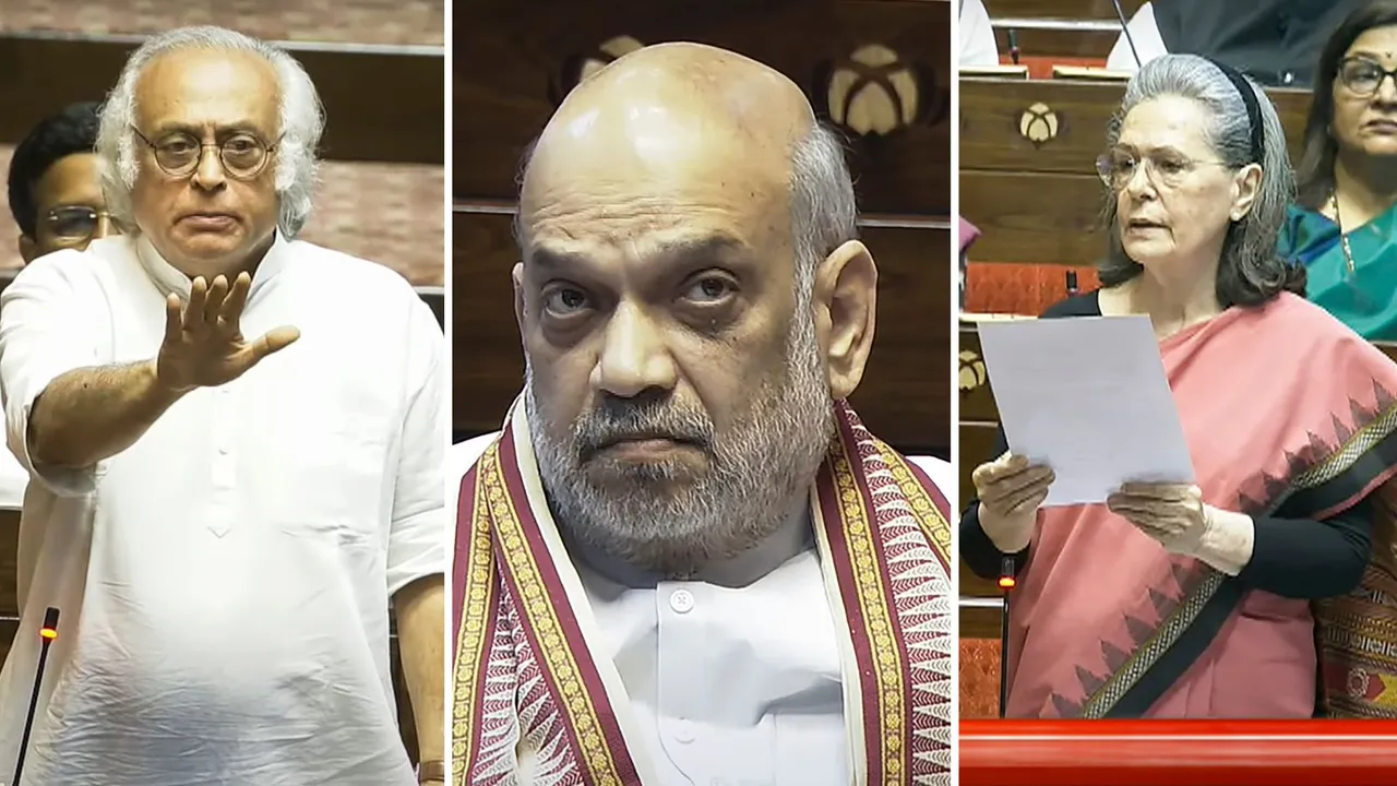 Jairam Ramesh Amit Shah Sonia Gandhi