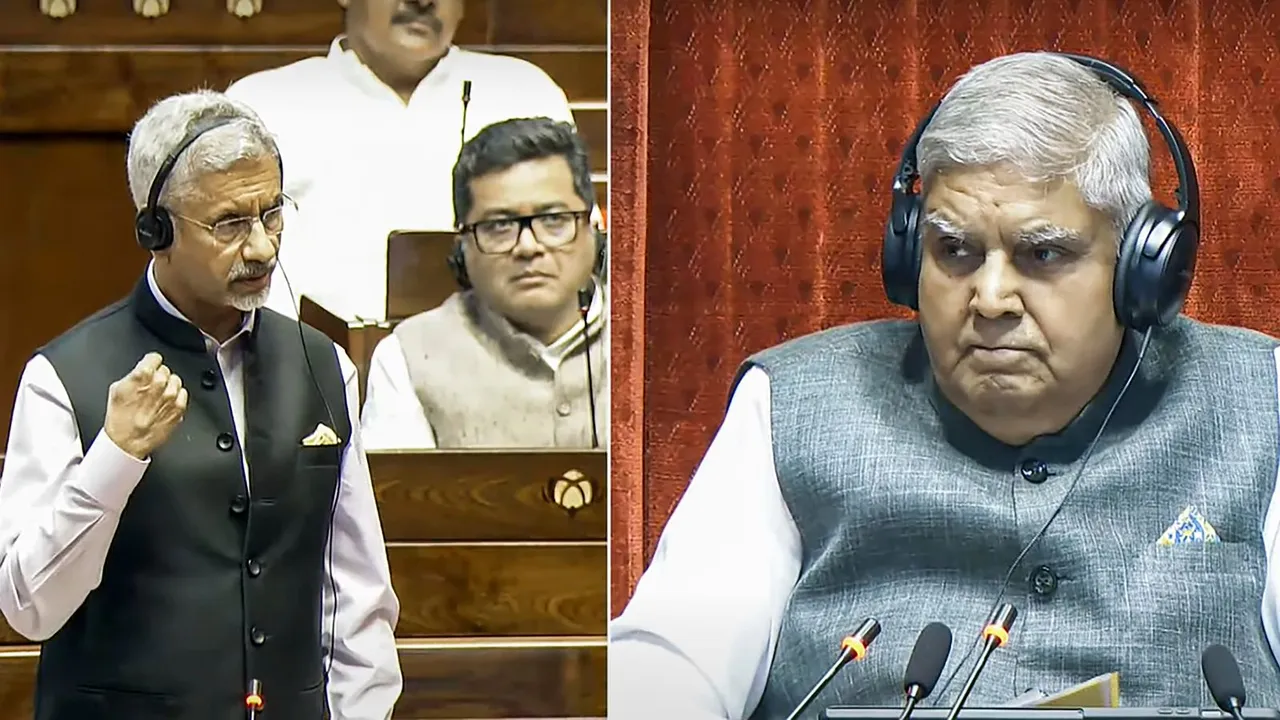S Jaishankar Jagdeep Dhankhar Rajya Sabha