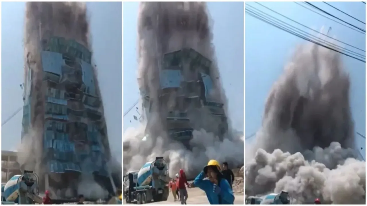 Bangkok Earthquake Building collapse