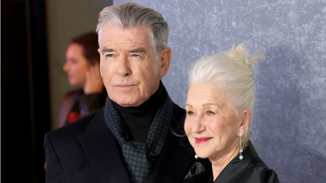 Pierce Brosnan with Helen Mirren