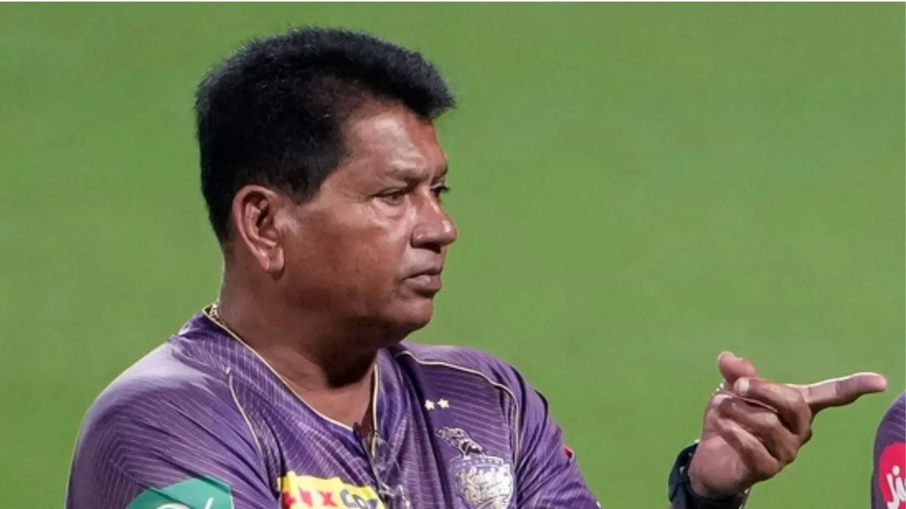 KKR coach Chandrakant Pandit