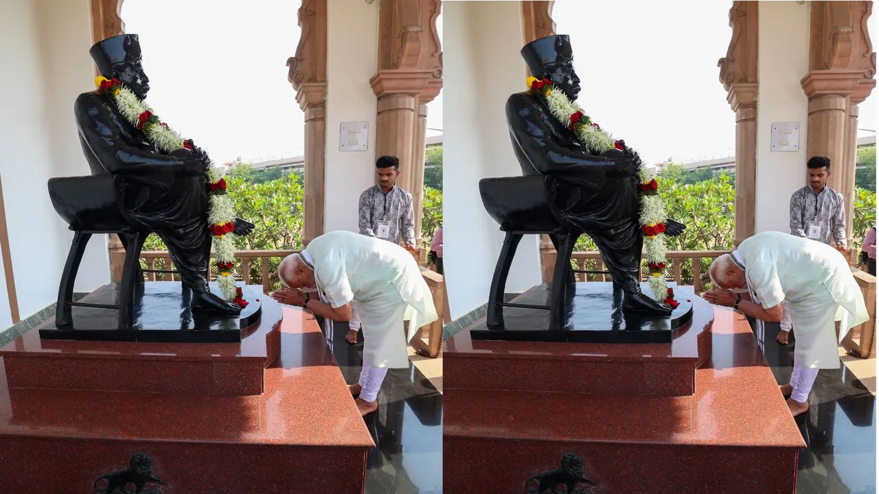 PM Narendra Modi pays tribute RSS founder