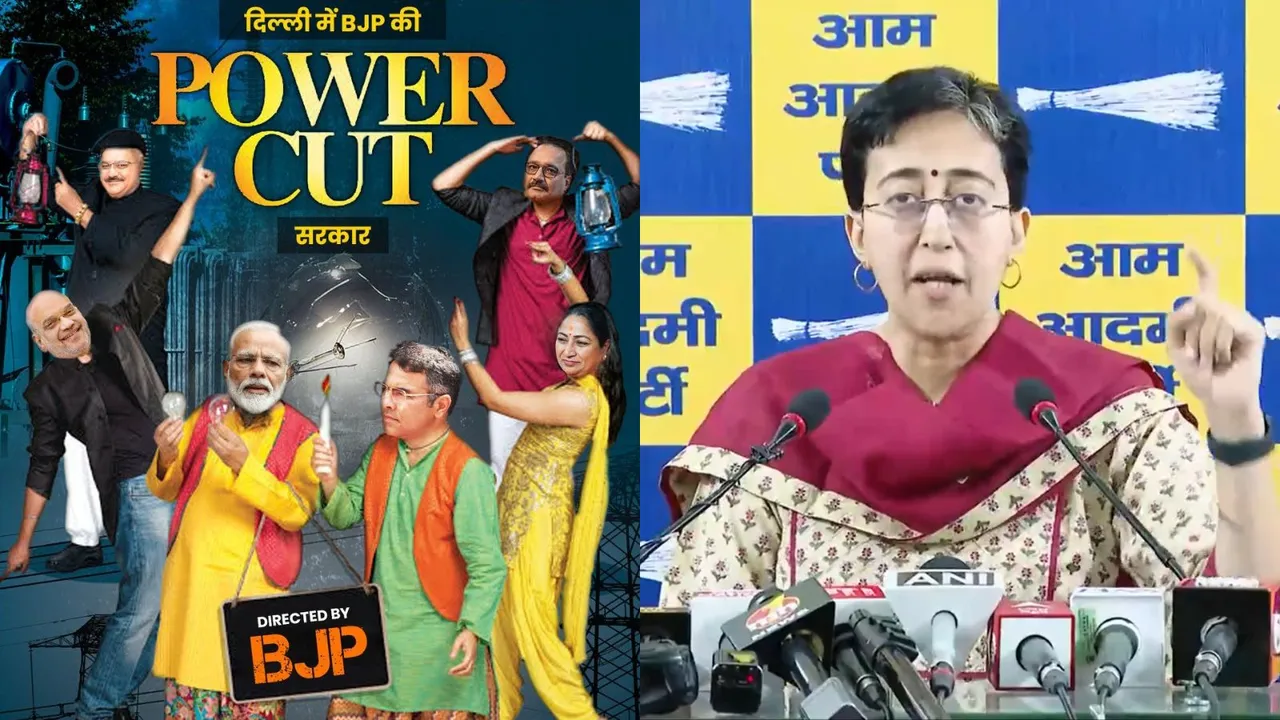 Delhi Power Cuts AAP Atishi