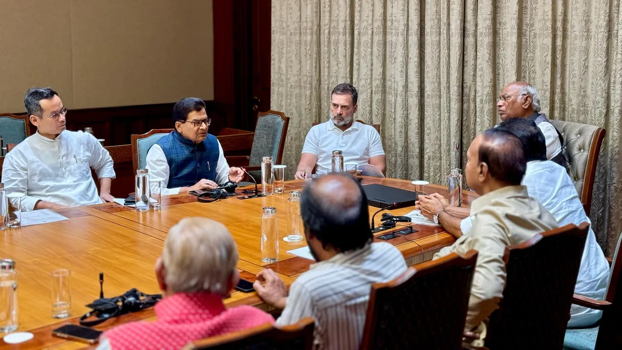 INDIA bloc meeting on Waqf bill