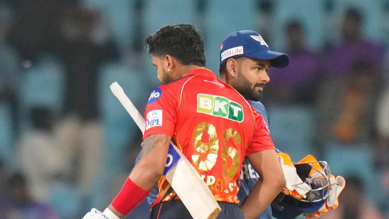 Shreyas Iyer with Rishabh Pant