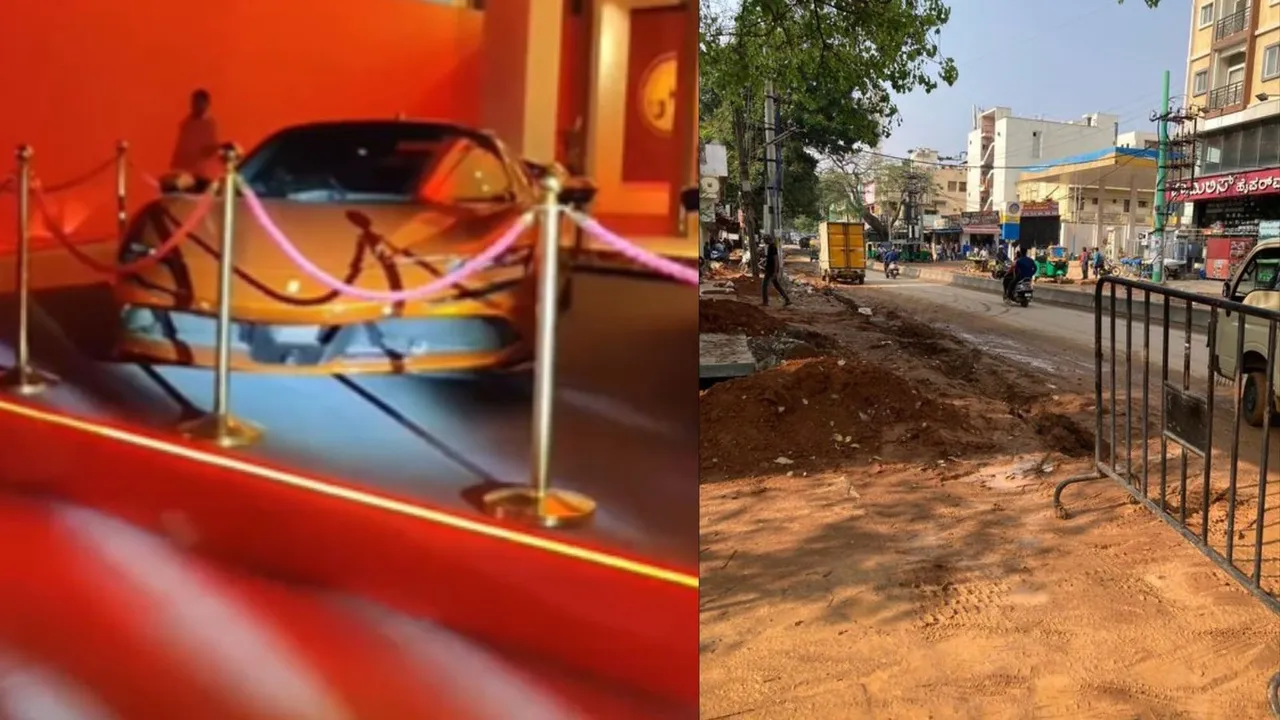 Ferrari showroom in Bengaluru