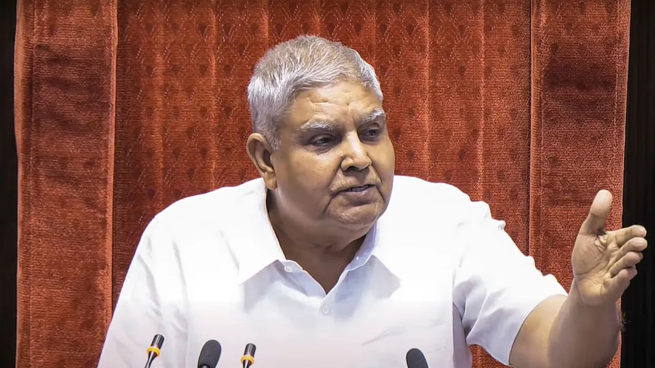 Rajya Sabha Chairman Jagdeep Dhankhar