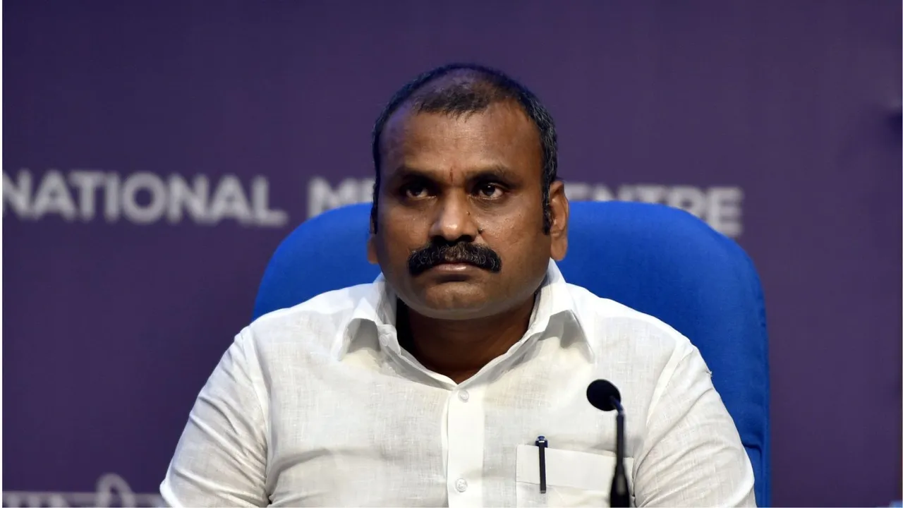 Information and Broadcasting minister L Murugan