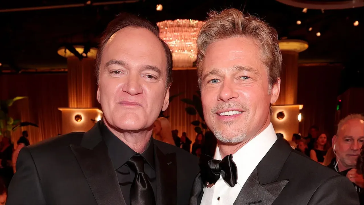 David Fincher with Brad Pitt