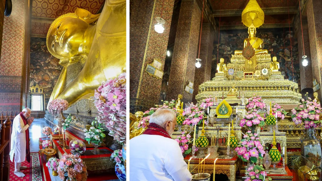 Narendra Modi Wat Pho Temple