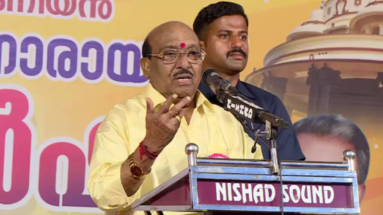 Kerala Ezhava leader Vellappally Natesan