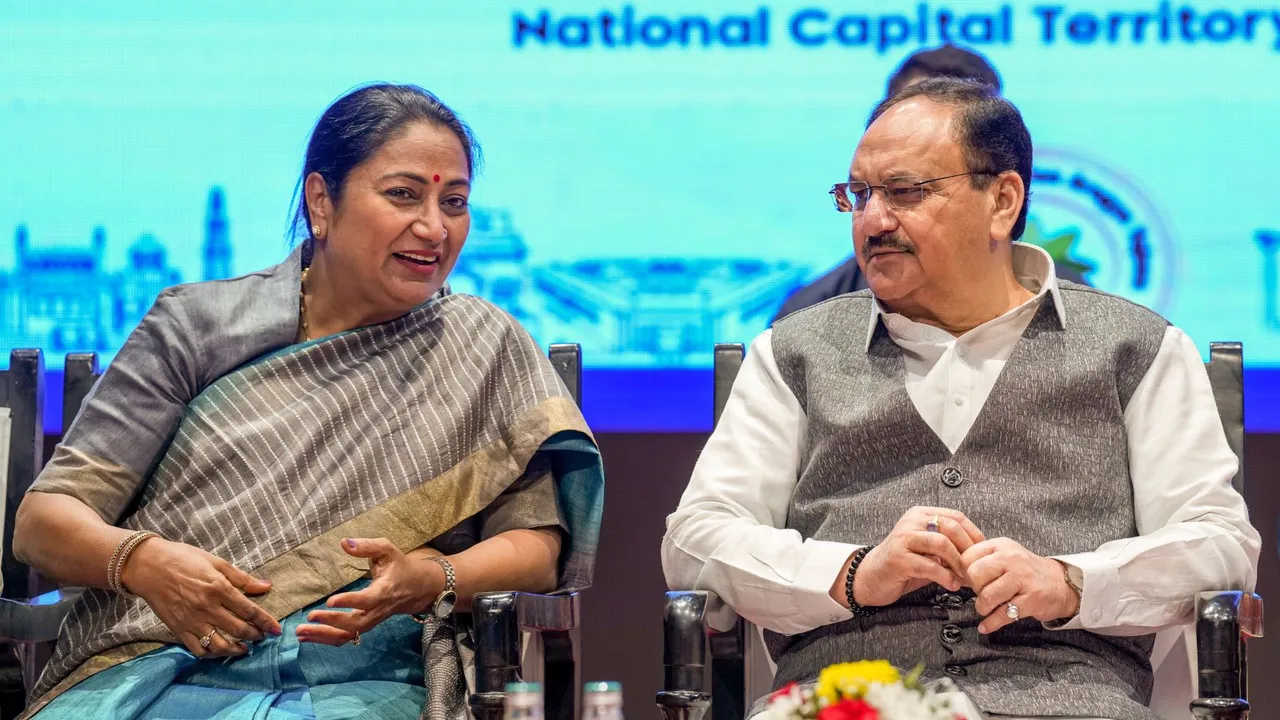 Delhi Ayushman Bharat Rekha Gupta J P Nadda