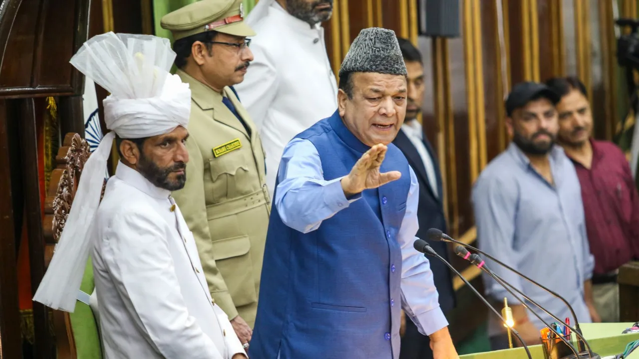 Jammu and Kashmir Assembly Speaker Abdul Rahim Rather