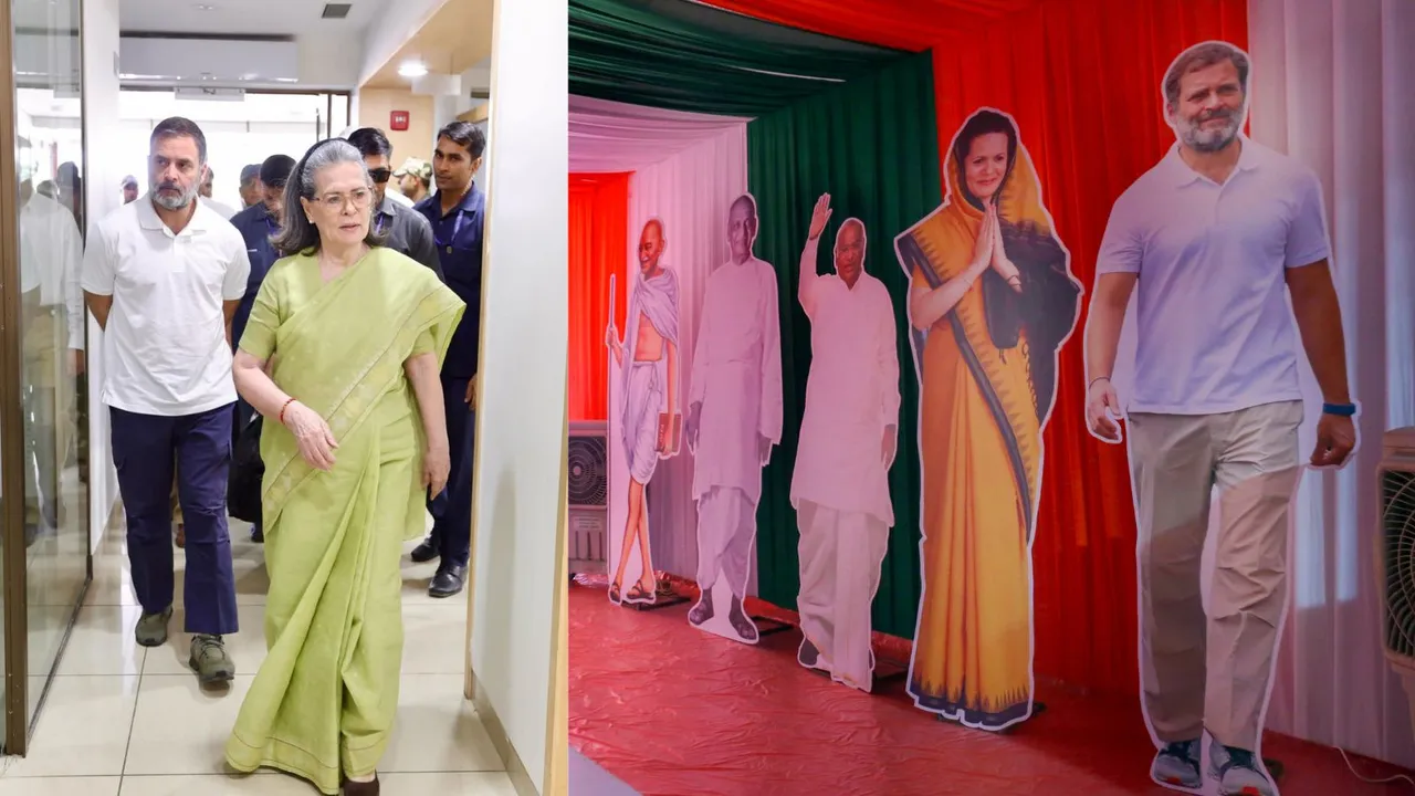 AICC Session Ahmedabad Congress Rahul Gandhi Sonia Gandhi