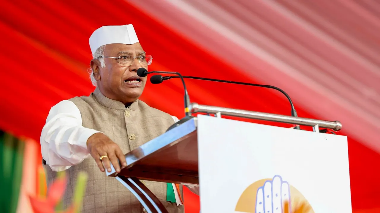 AICC Session Mallikarjun Kharge