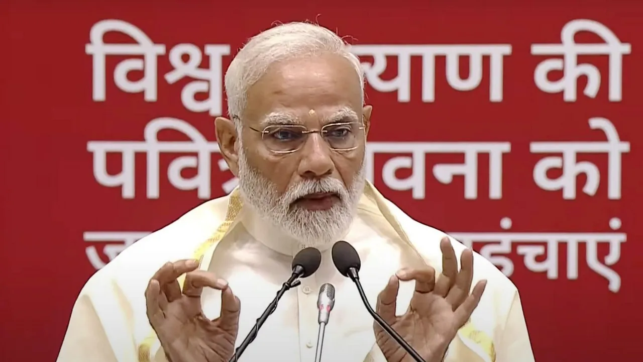 Narendra Modi Vishwa Navkar Mahamantra Divas