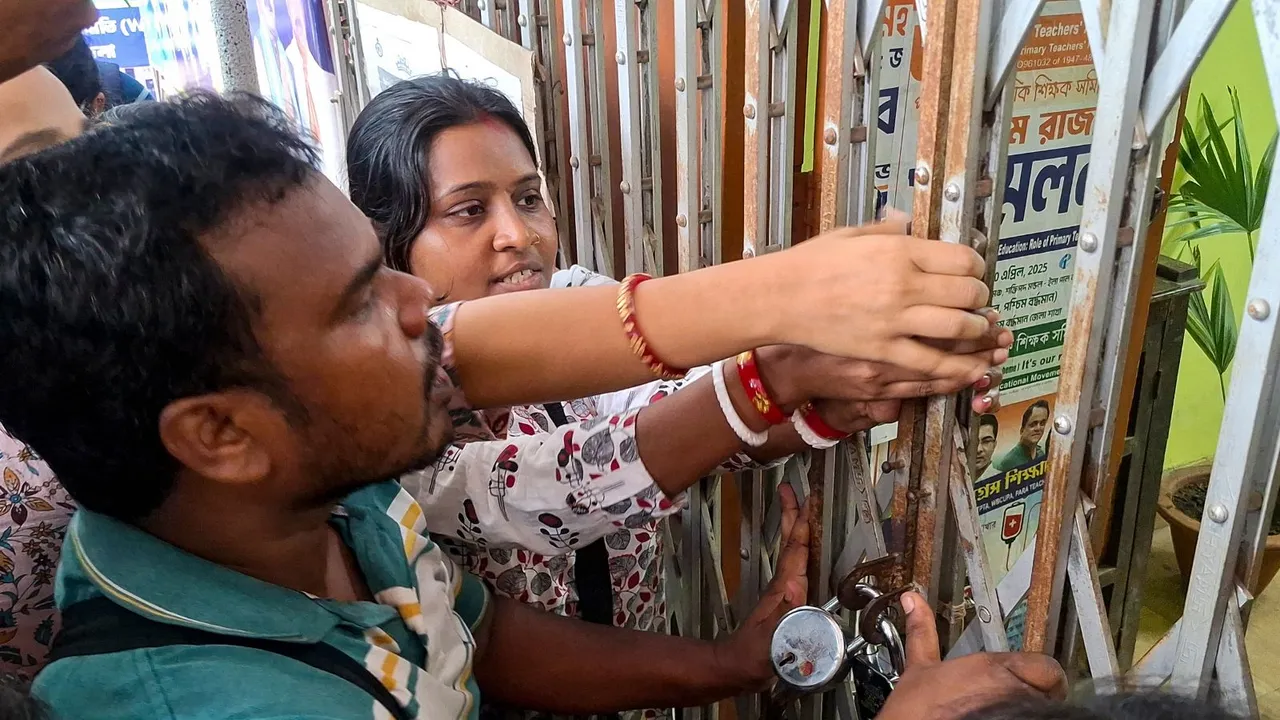 West Bengal SSC Teachers Protest