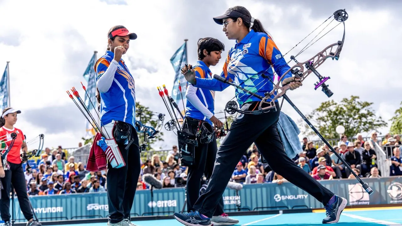 Indian women's compound archery