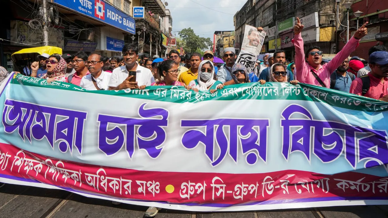West Bengal Teachers Protests
