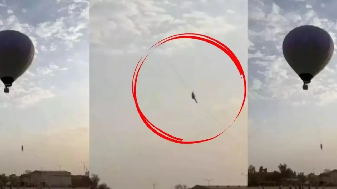 Hot air balloon in Baran
