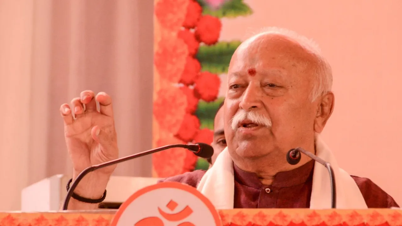 Mohan Bhagwat in Kanpur