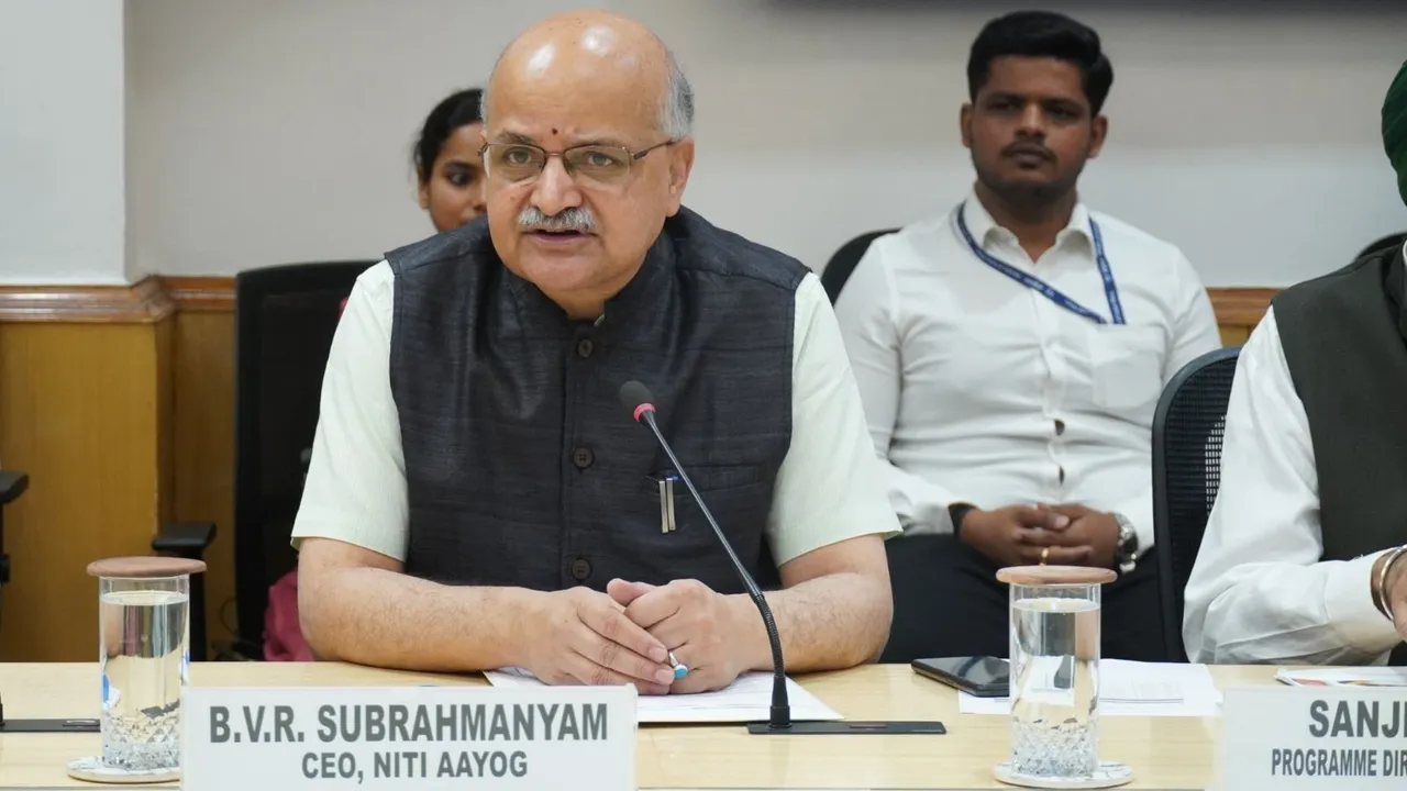B V R Subrahmanyam Niti Aayog