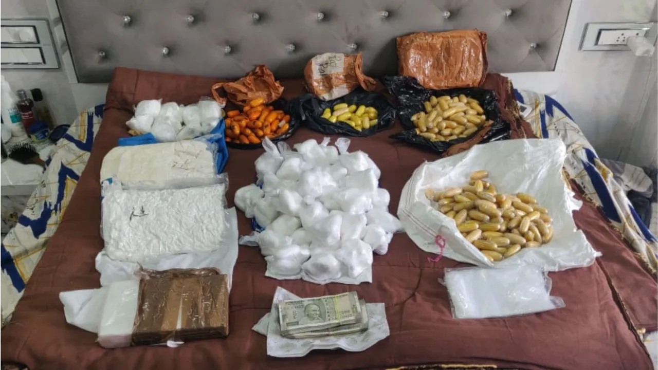 Cocaine seizure in Thane