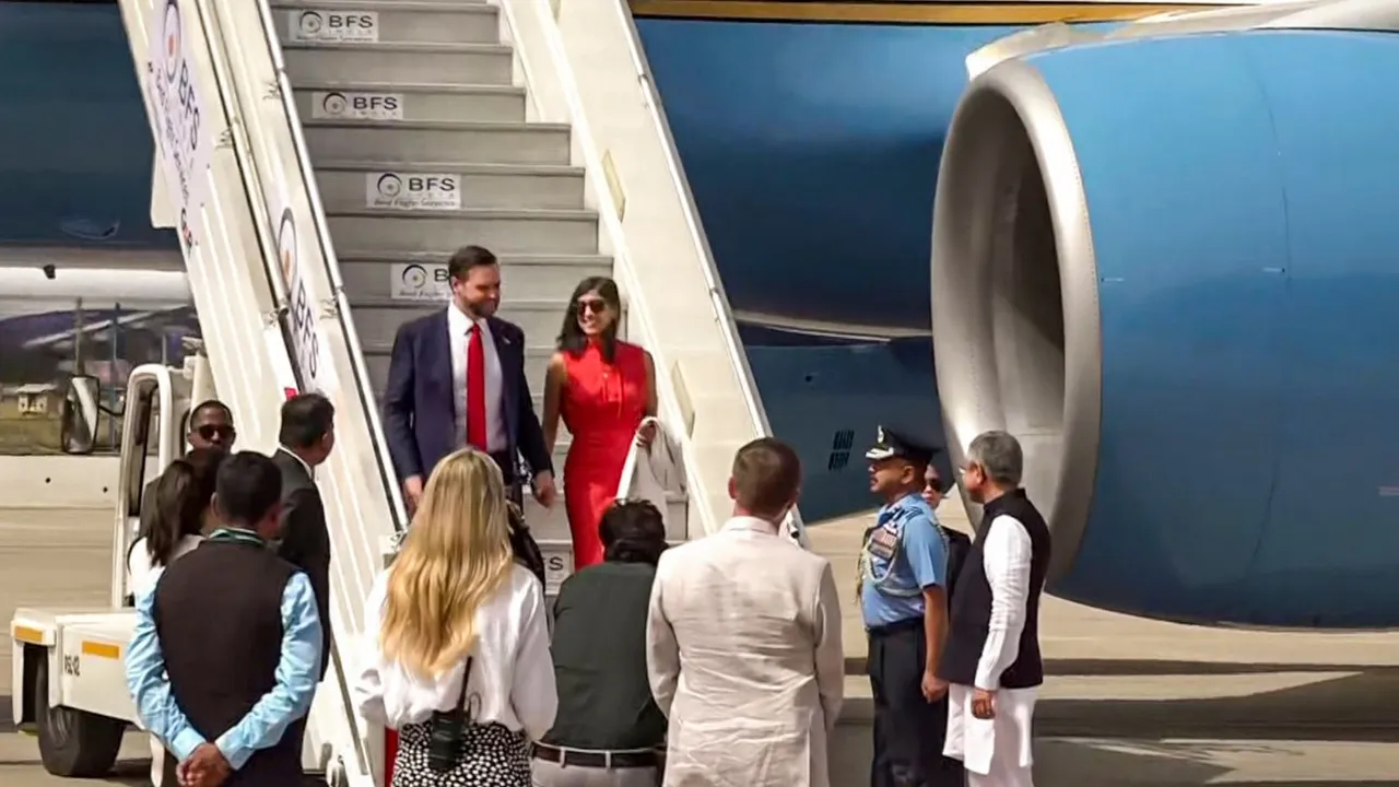 JD Vance in Delhi