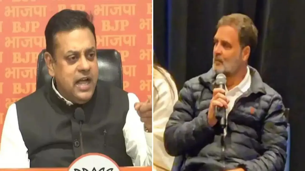 Sambit Patra Rahul Gandhi Boston