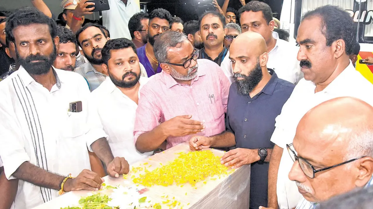 The mortal remains of N Ramachandran, a Kerala tourist killed in the Pahalgam terror attack, were brought to his home in Kochi.