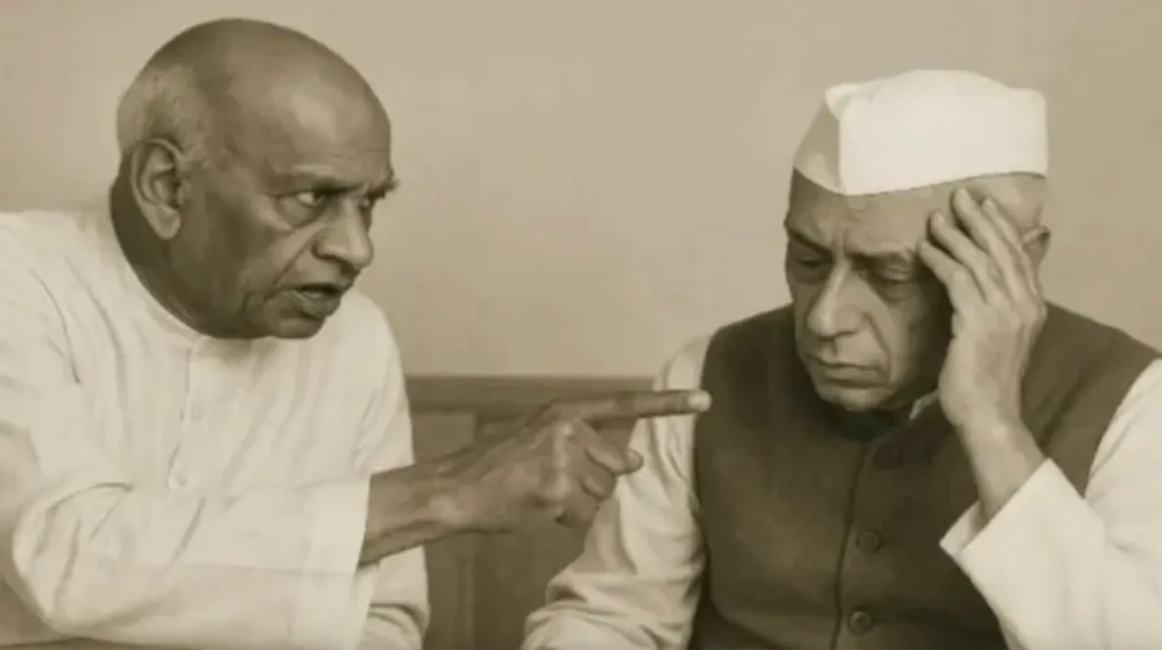 Sardar Vallabhbhai Patel and Jawaharlal Nehru (File photo)