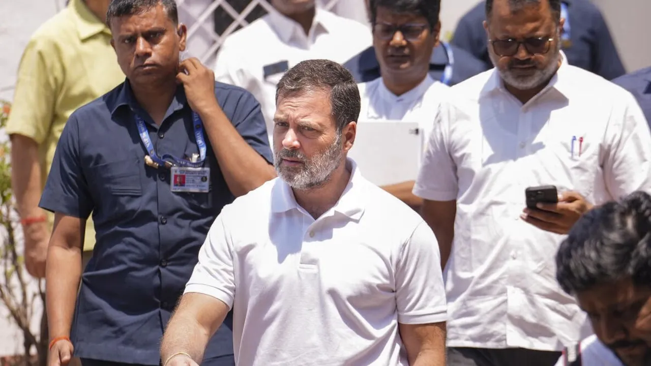 Rahul Gandhi in Srinagar