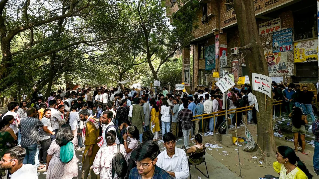 JNU Elections Jawaharlal Nehru University JNUSU JNU polls