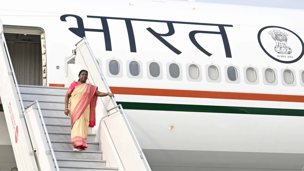 President Droupadi Murmu returns to Delhi after attending the funeral Mass of Pope Francis.