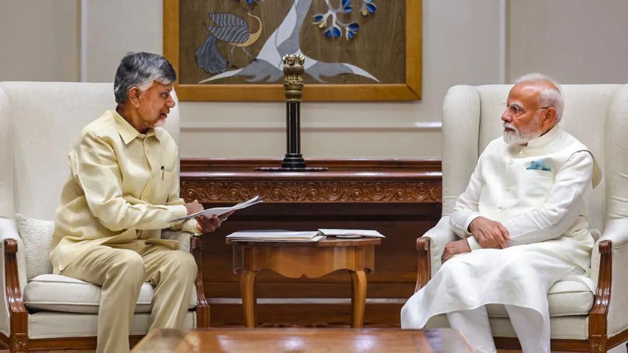 Chandrababu Naidu Narendra Modi TDP Andhra Pradesh Amaravati