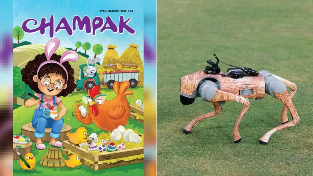 Champak Magazine Champak Robot