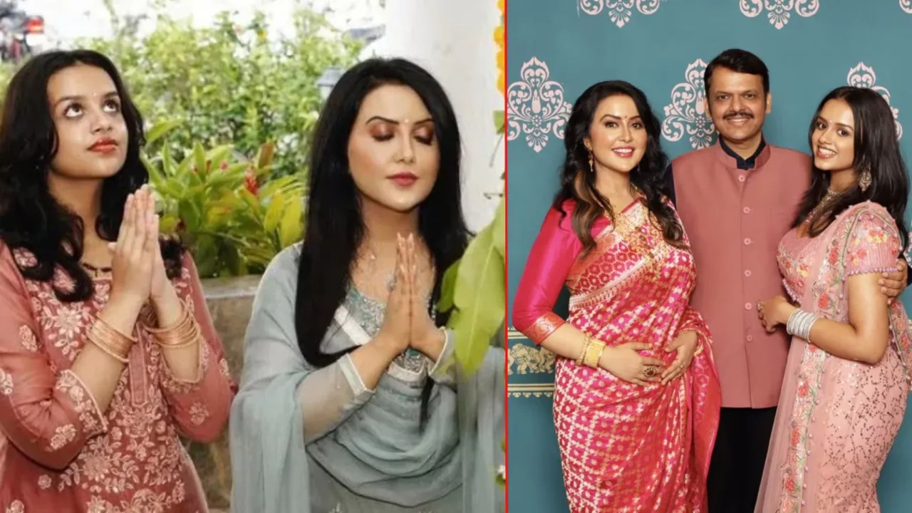 Divija Fadnavis Amruta Fadnavis Devendra Fadnavis