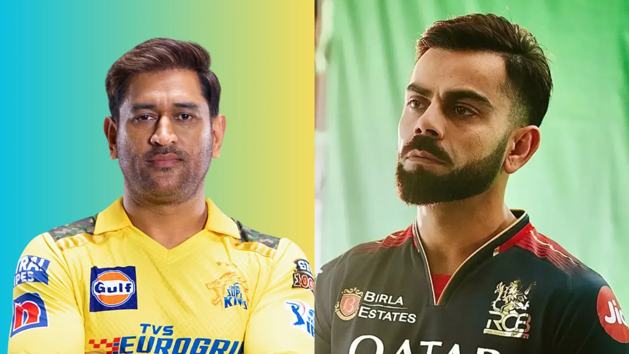 MS Dhoni (L), Virat Kohli (R)