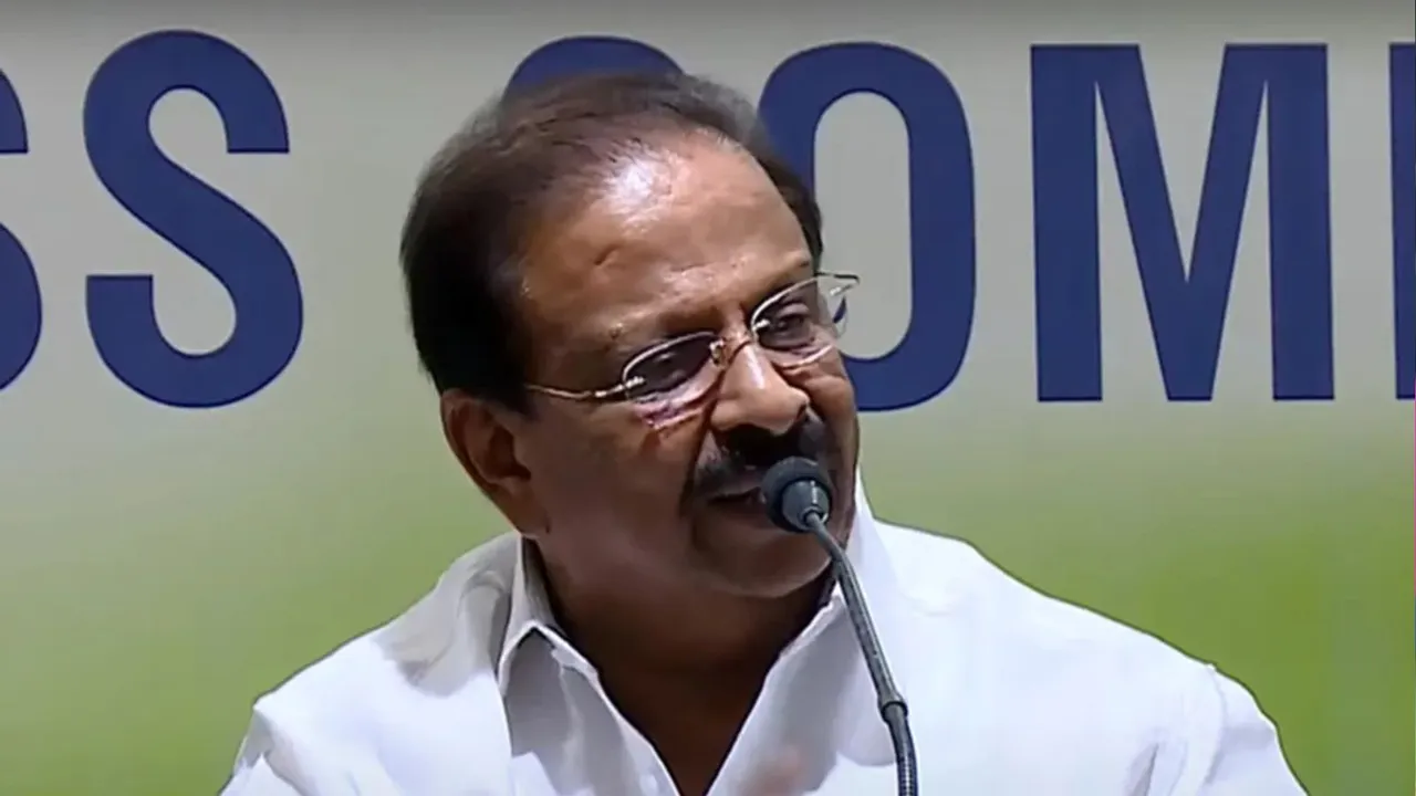 KPCC president K Sudhakaran image
