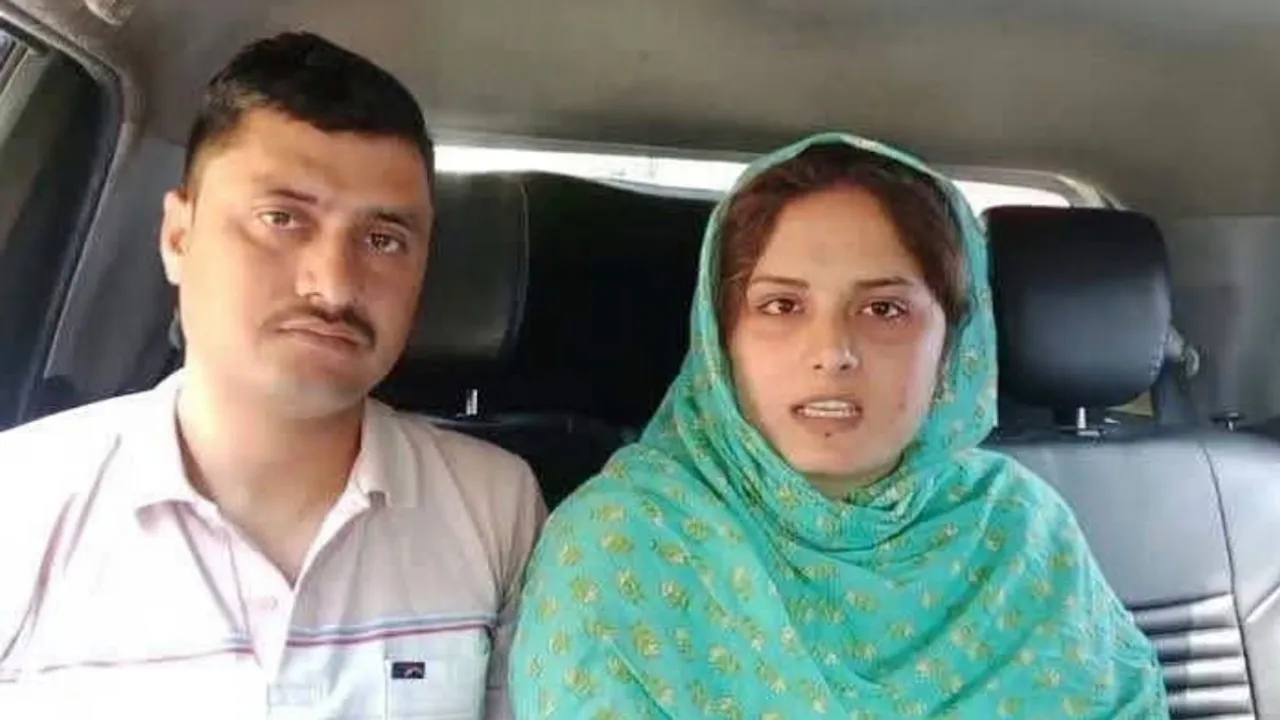 Munir Ahmed with his Pakistani wife Menal Khan
