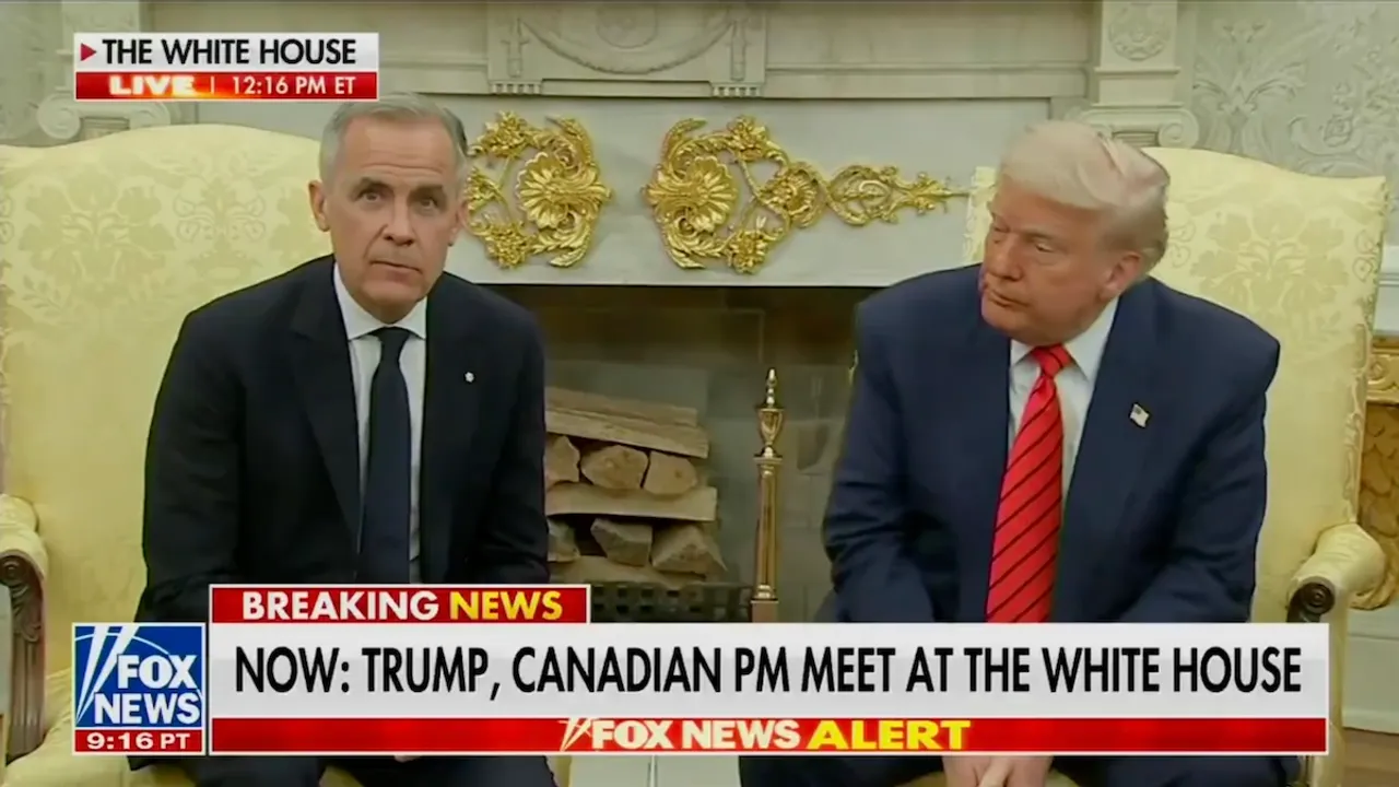 Mark Carney and Donald Trump